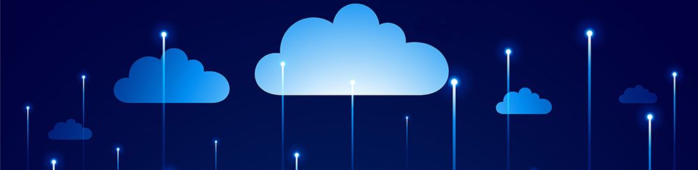 cloud technology digital computing futuristic background design